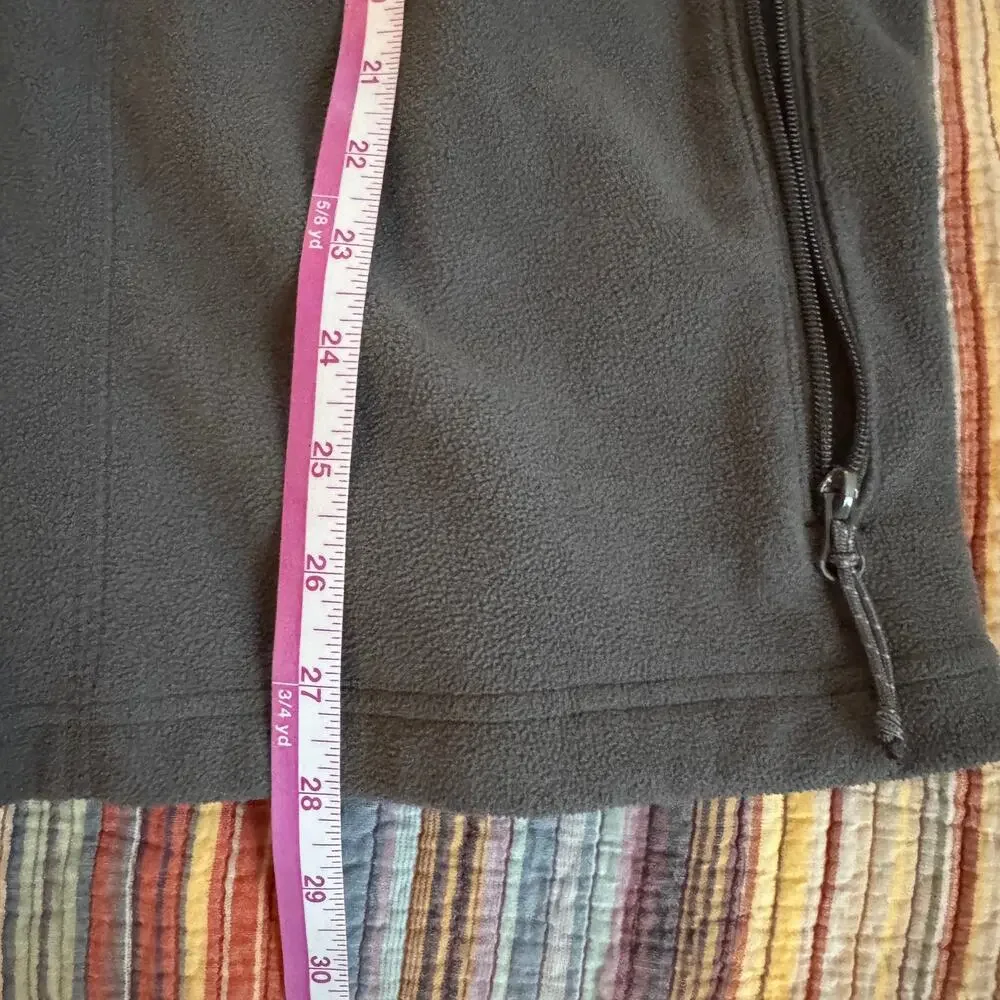 Columbia Jacket‎ Men's Gray Full Zip Long Sleeve Fleece Sz XL